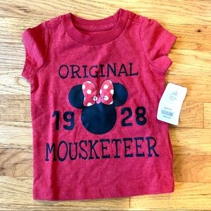 NWT Disney Baby Minnie Short Sleeve T-Shirt 12-18M